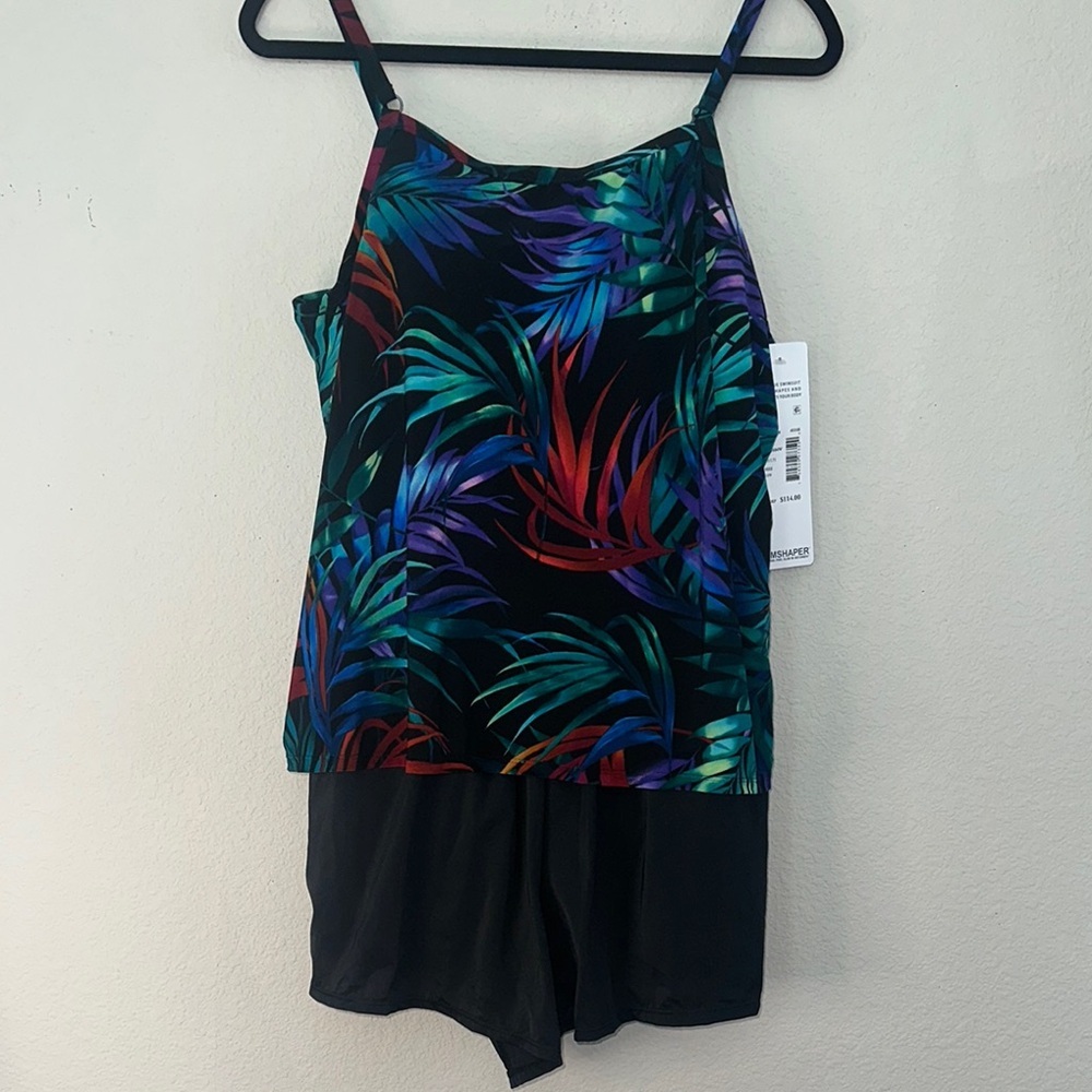 Women's Tropical Print One Piece Swimsuit